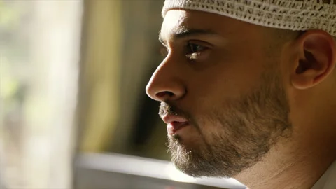 Portrait of an arab man. Stock Footage 136063331