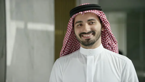 Portrait of an arab man. Stock Footage 151473108