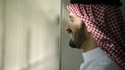 Portrait of an arab man. 스톡 동영상 151475621