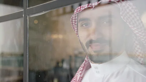 Portrait of an arab man. Stock Footage 152980740