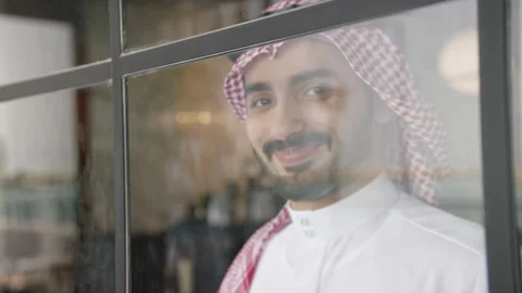 Portrait of an arab man. Video stock 152982045