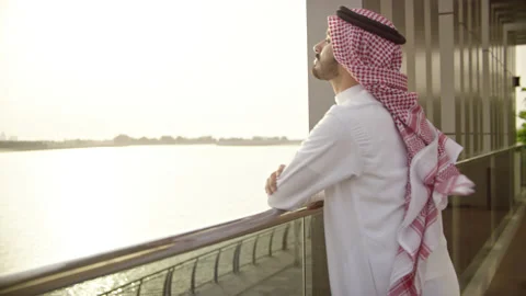 Portrait of an arab man. Stock Footage 161810121