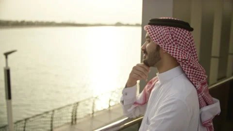 Portrait of an arab man. Stock Footage 161812334