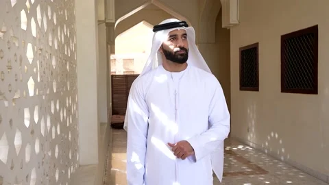 Portrait of an arab man. Stock Footage 232825032