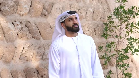 Portrait of an arab man. Stock Footage 232941790