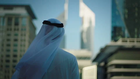 Portrait of an arab man. Video stock 237219033