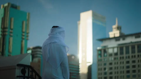 Portrait of an arab man. Stock Footage 237221630