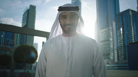 Portrait of an arab man. Stock Footage 237267841