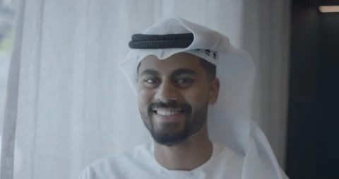 Portrait of an arab man. Stock Footage 247050241