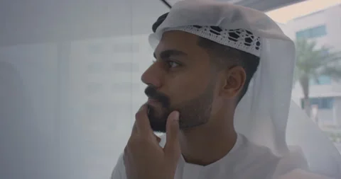 Portrait of an arab man. Stock Footage 247172186