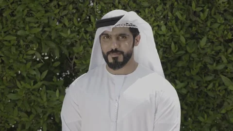 Portrait of an arab man. Stock Footage 302536399