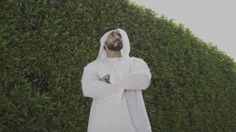 Portrait of an arab man. Stock Footage 303632520