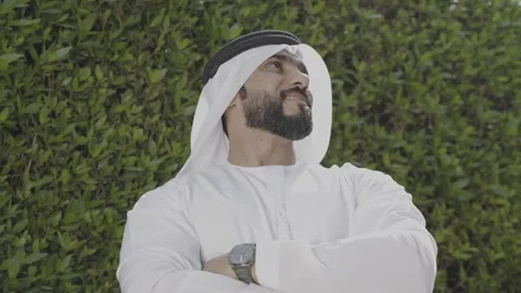 Portrait of an arab man. Stock Footage 303632592