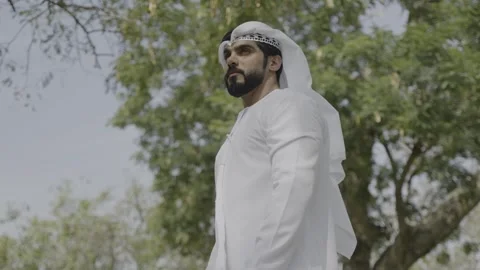 Portrait of an arab man. Stock Footage 303634230