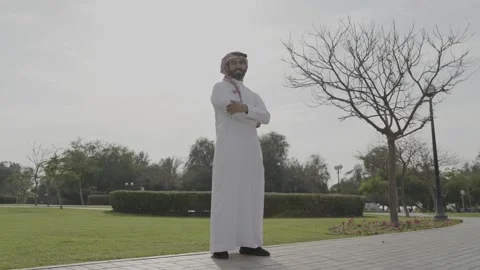 Portrait of an arab man. Stock Footage 303637092