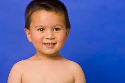 Portrait of Asian boy Stock Photos