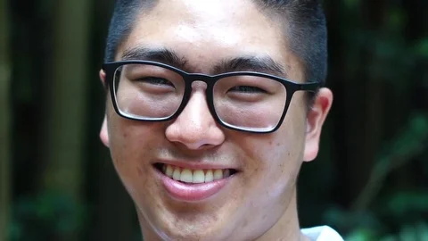 Portrait of Asian Guy Stock Footage 84000390