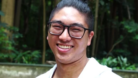Portrait of Asian Guy Stock Footage 84000411