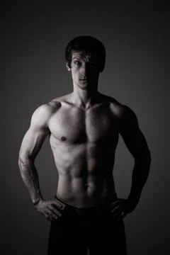 Portrait Of An Athlete Stock Photos