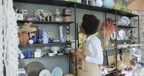 Portrait of attractive hardworking young purposeful black-skinned woman which Stock Footage 143932243