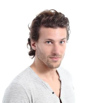 Portrait of an attractive man looking at camera Stock Photos