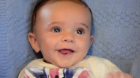 Portrait of a baby Video stock 28494612