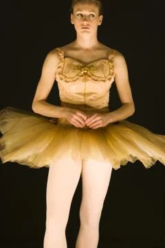 Portrait of ballet dancer Foto stock