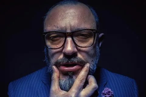 Portrait of a Beard Man Stock Photos