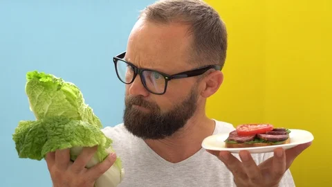 Portrait of a bearded man Stock Footage 110628667