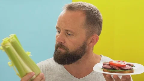 Portrait of a bearded man Stock Footage 110709702