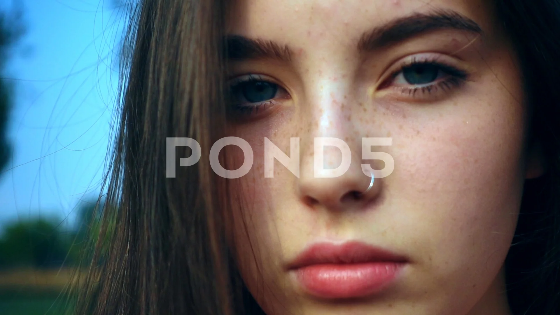 portrait of a beautiful 14 year old teen... | Stock Video | Pond5