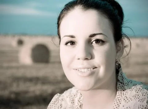 Portrait of a beautiful girl Stock Photos