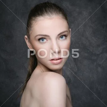 Portrait of a beautiful sexy woman Stock Photos