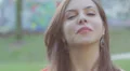 portrait of beautiful woman is looking around smiling HD Footage