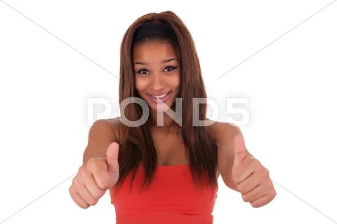 Portrait of beautiful woman Stock Photos