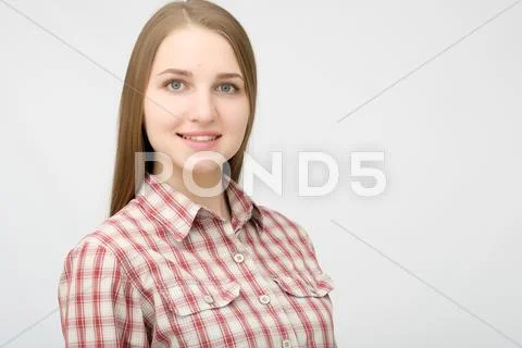 Portrait of beautiful woman Stock Photos