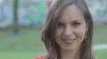 portrait of beautiful woman that is smiling - wellness - happiness - laugher - l HD Footage