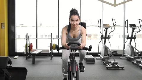 Portrait of a beautiful young brunette Stock Video Pond5