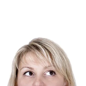 Portrait of the blonde Stock Photos