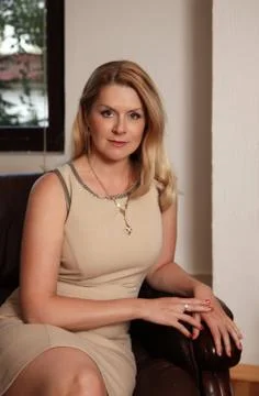 Portrait of the blonde Stock Photos