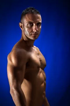 Portrait of a bodybuilder Stock Photos