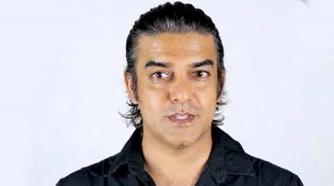 Portrait of a Bollywood actor Stock Footage 9087573