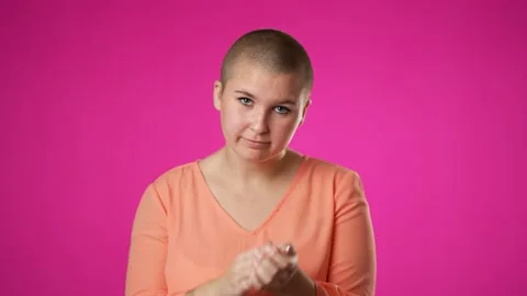 Portrait of boring applause cheering clapping hands for dull uninspiring Video stock 222655209