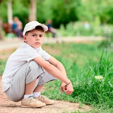 Portrait of a boy Stock Photos