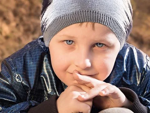 Portrait of a boy Stock Photos