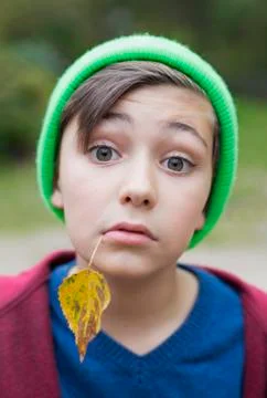 Portrait of a boy Stock Photos