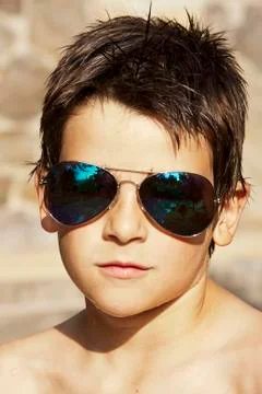 Portrait of boy Foto stock