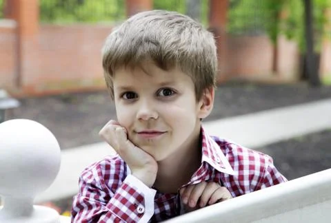 Portrait of the boy Stock Photos