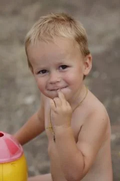 Portrait of a boy Stock Photos