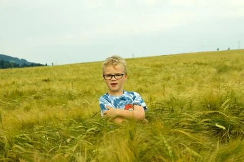 Portrait of boy Stock Photos